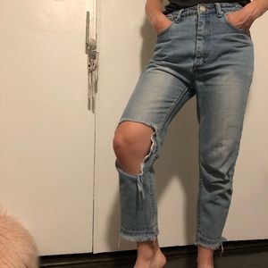 UNIF one knee out jeans